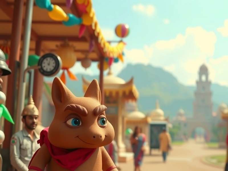 Concept art for a potential Candy Crush Saga movie poster showing candy characters in a cinematic style