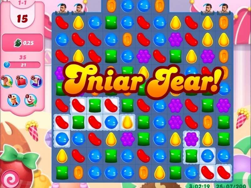 Candy Crush Saga running on Windows 10 desktop