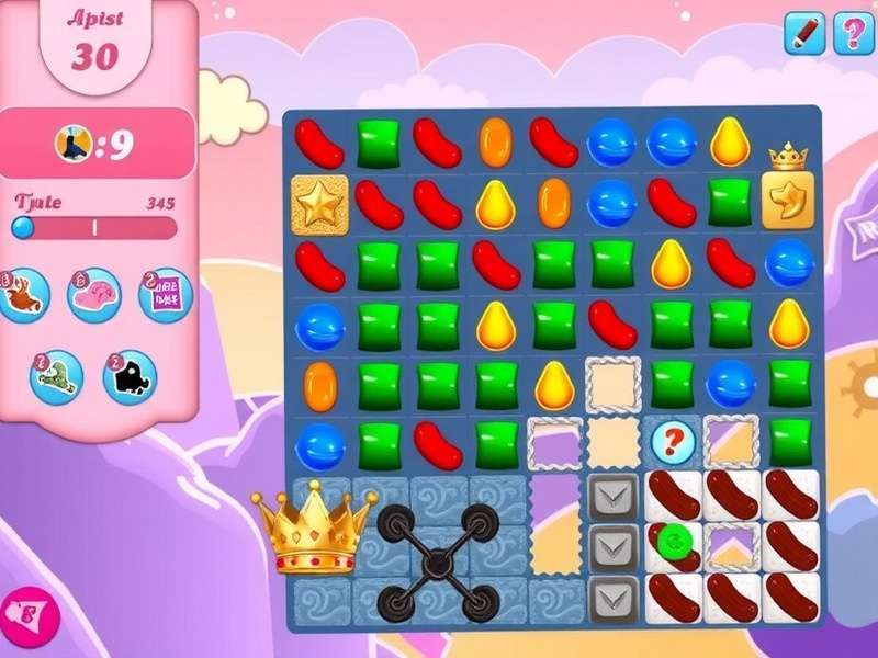 Candy Crush Saga gameplay on multiple devices showing vibrant candies