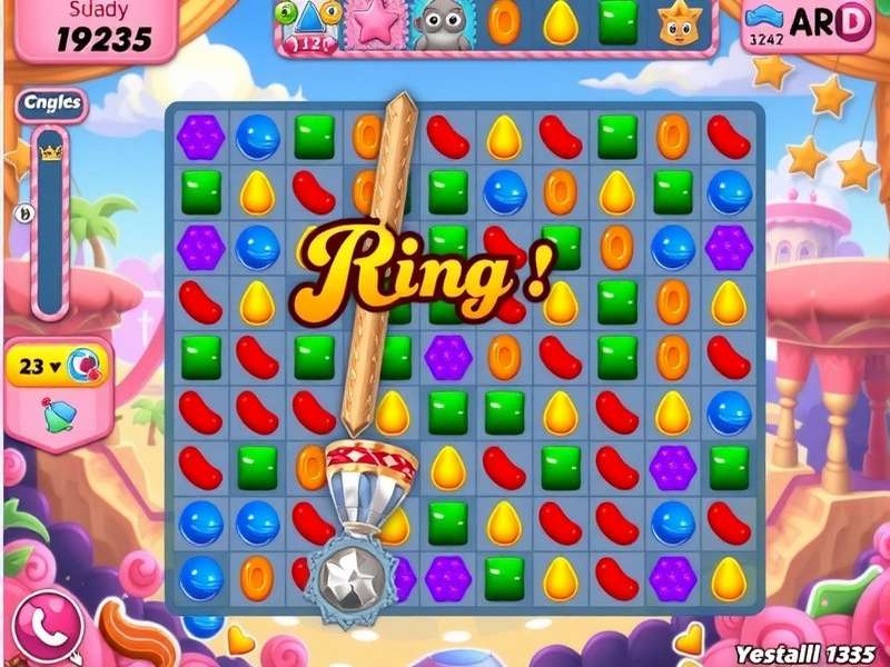 Mathematical analysis of Candy Crush Saga gameplay showing probability calculations