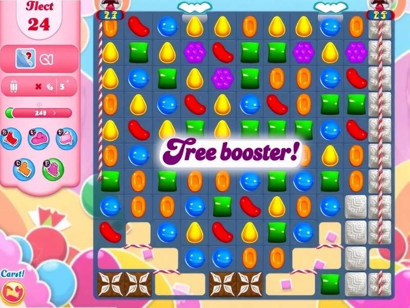 Visual graph showing booster usage efficiency in Candy Crush Saga