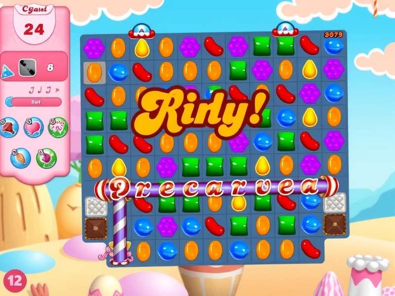 Candy Crush Saga King Gameplay with colorful candies