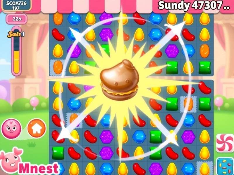 Candy Crush Saga Unlimited Boosters Apk interface on mobile