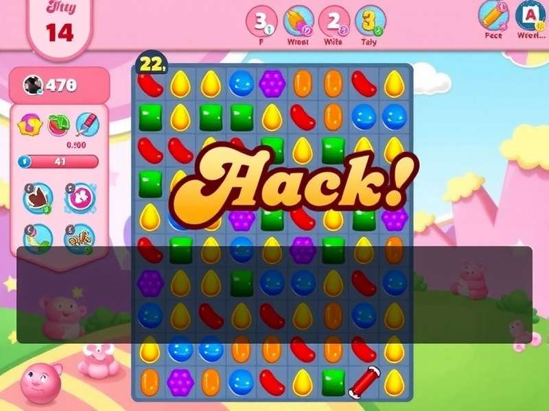 Candy Crush Saga Hacks Visual Guide showing boosters and level 532