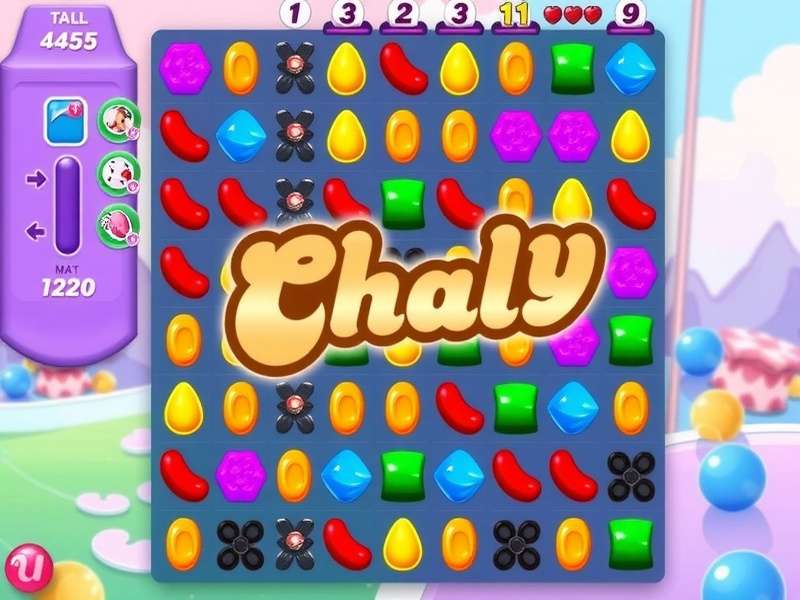 Candy Crush Saga Free Play Strategy Guide showing game board with special candies