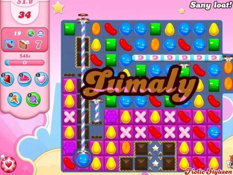 Candy Crush Saga Gameplay showing advanced strategies and special candies