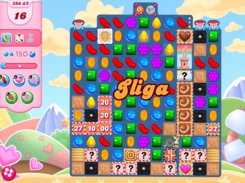 Candy Crush Saga gameplay on mobile device