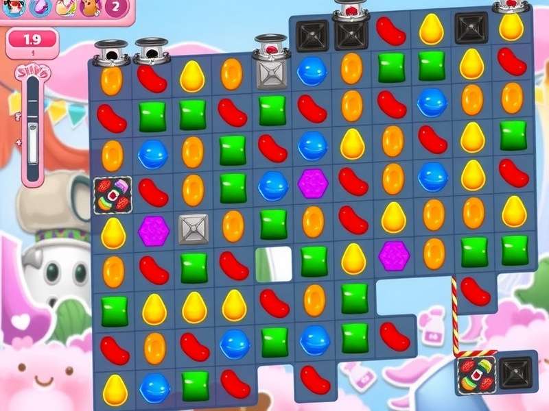 Collage of all Candy Crush Saga basic and special candies