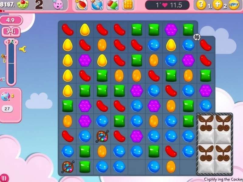 Infographic showing the power and blast radius of different Candy Crush special candy combinations