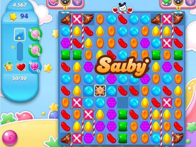 Candy Crush Saga gameplay on Windows 11 from Microsoft Store