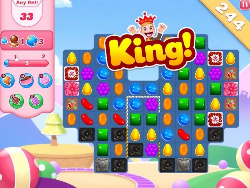 Data visualization showing progression of free vs paying players in Candy Crush Saga