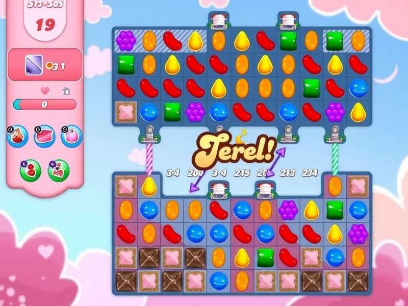 Candy Crush Saga level cheats and strategies banner showing colorful candies and boosters