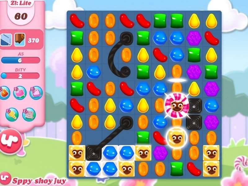 Candy Crush Saga free online gameplay with colorful candies and boosters