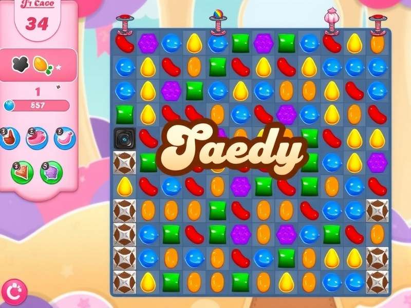 Candy Crush Saga combo guide showing color bomb and striped candy combination for Indian players