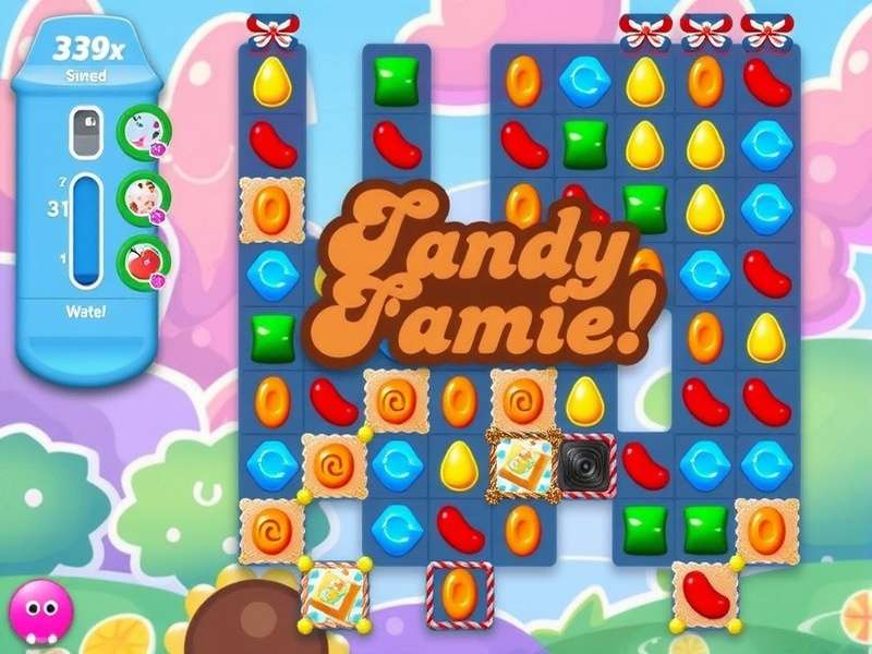 Candy Crush Saga free games gameplay screenshot with colorful candies and boosters