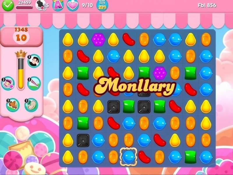 Candy Crush Soda Saga Gratuit gameplay screenshot showing soda bottles, candies and boosters