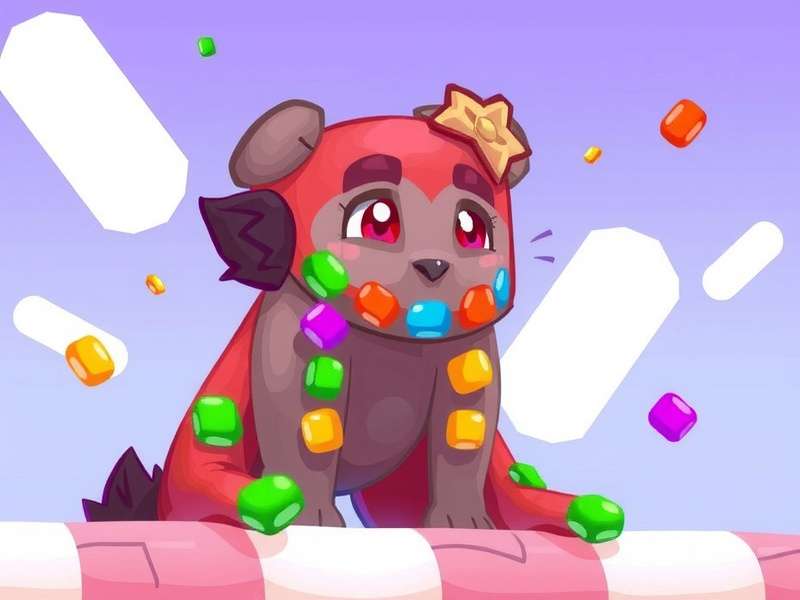 Candy Crush Saga gameplay with colorful candies and boosters